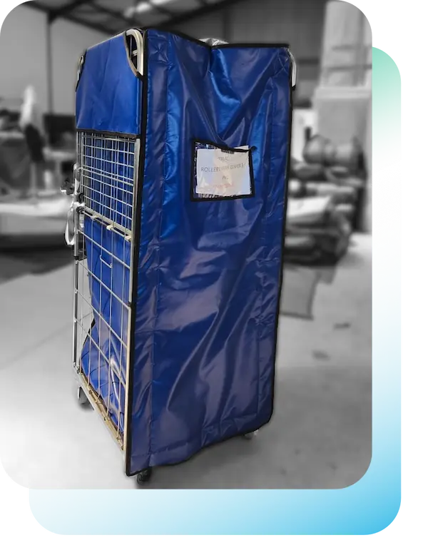 Reusable thermal insulation cover to preserve perishable goods in FMCG logistics