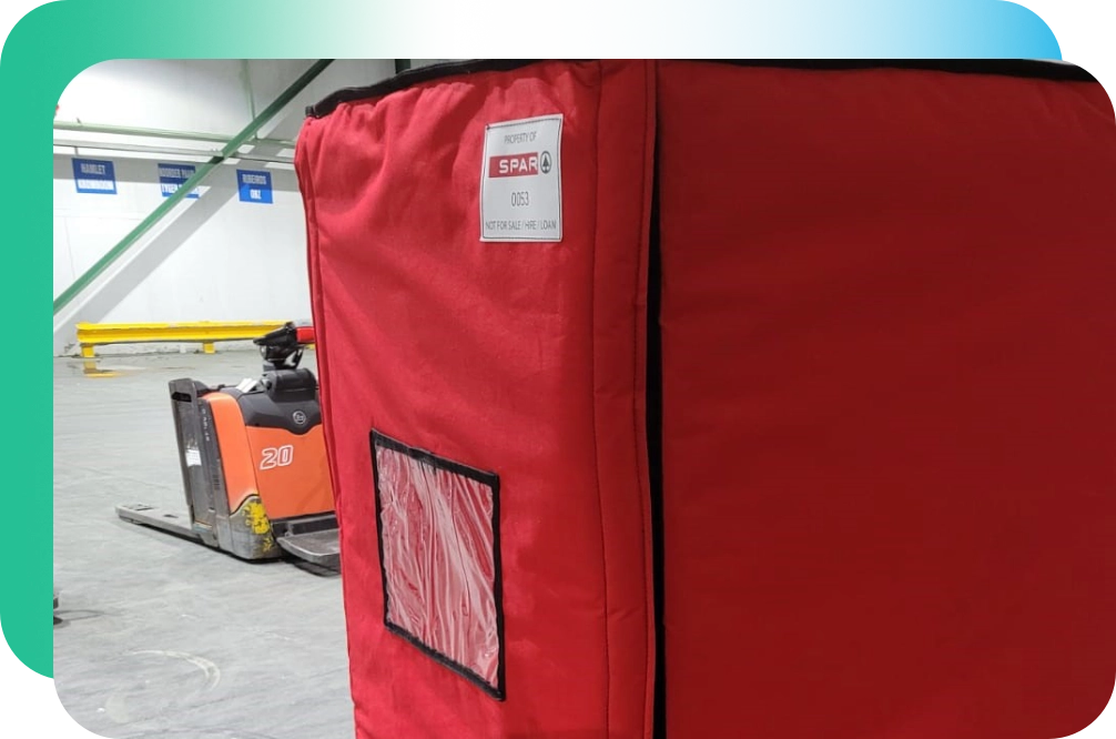 Image of red thermal cover